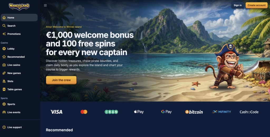Winner Island non uk casino 4