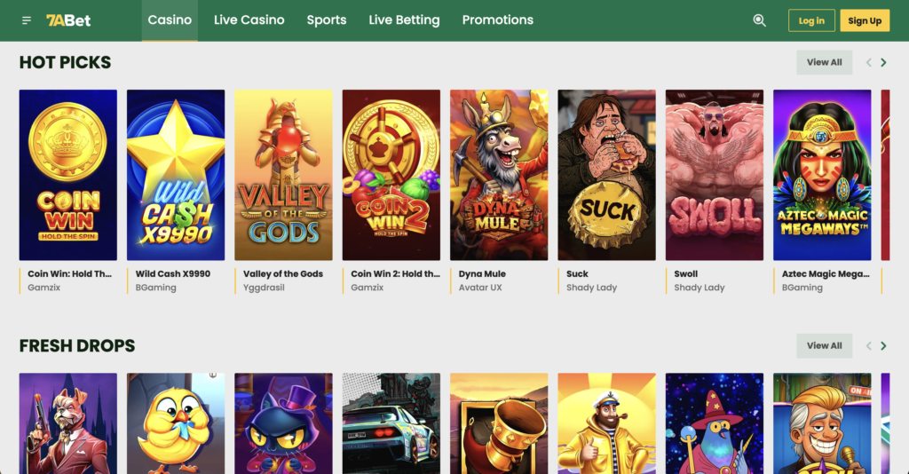 7A Bet Casino non uk casino 3