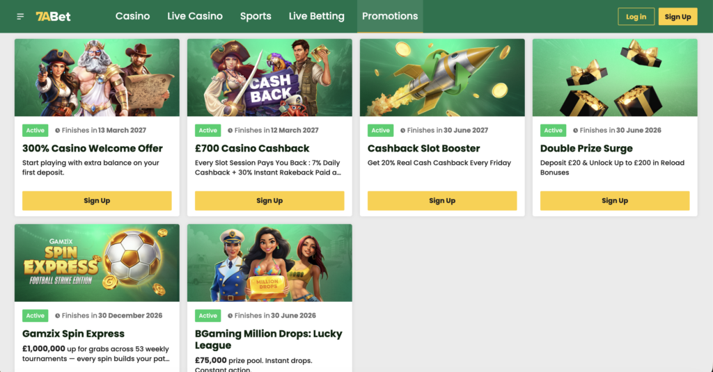 7A Bet Casino non uk casino 2
